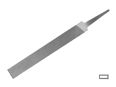 Lime plate carrelette LP1163-10-2, 250 mm G2, Vallorbe - Image Standard - 1