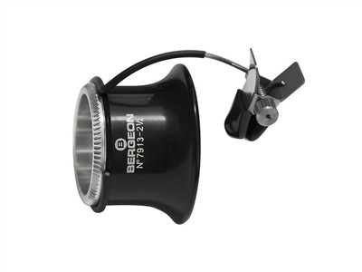 Loupe à oeil avec pince pour lunettes n3, grossissement x3,3, Bergeon
