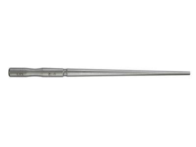 Triboulet à forger en acier trempé, rond aiguille, diamètre de 12 à 5 mm,  longueur 22,5 cm - Image Standard - 2