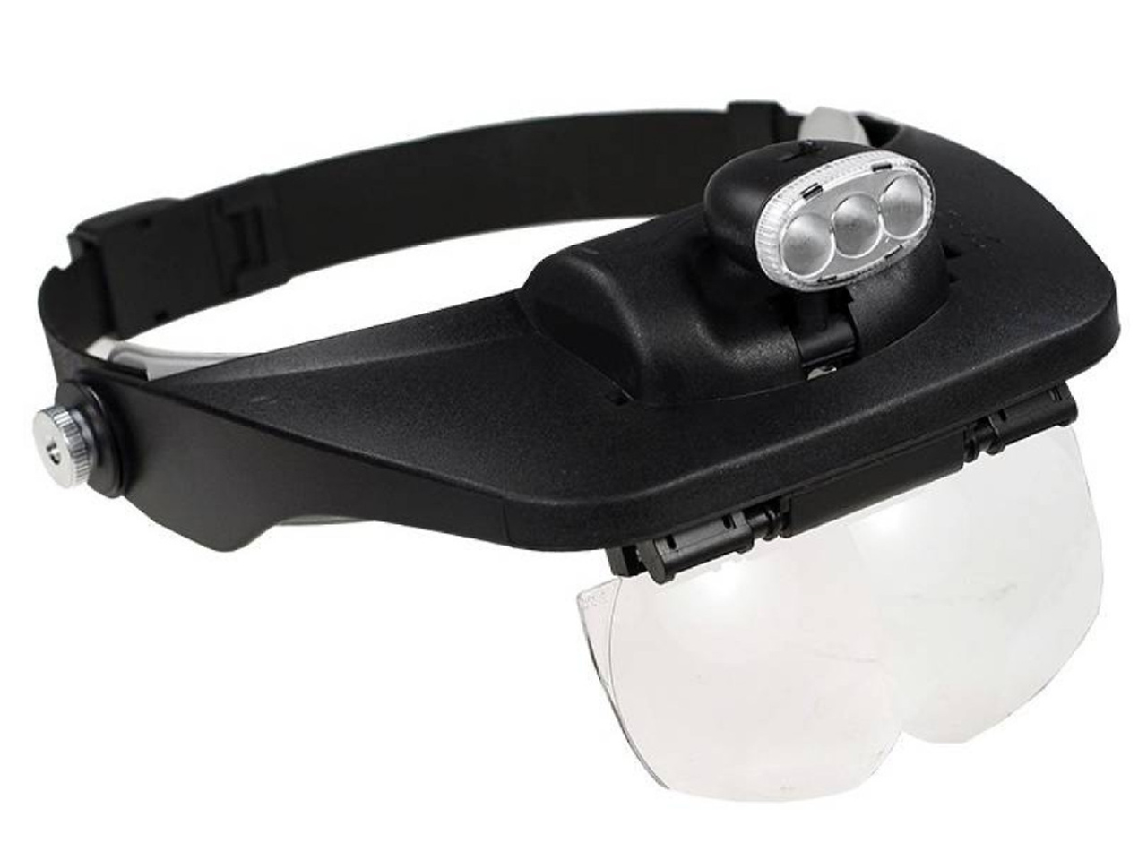 Loupe binoculaire frontale avec lentilles x1,21,82,53,5 et led