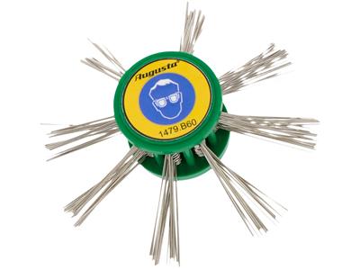 Brosse à mater pour tours à polir, 90 mm, fil inox 0,60 mm, Augusta - Image Standard - 3