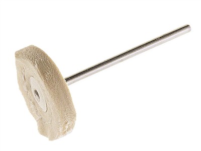 Brossette circulaire en toile de coton, diamètre 22 mm, Hatho - Image Standard - 3