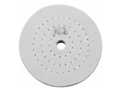 Disque coton cousu, toile de polissage M3, 150 x 15 mm, alésage 15 mm, polissage standard, Merard - Image Standard - 1