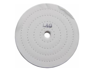 Disque coton cousu, toile de finition LAG, 100 x 15 mm, alésage 15 mm, polissage standard, Merard - Image Standard - 1
