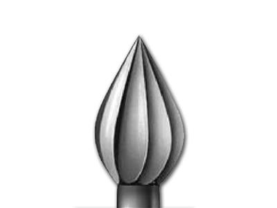 Fraise poire n° 6, diamètre 4,00 mm, par boîte de 6, Busch - Image Standard - 2