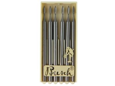 Fraise flamme n° 8, diamètre 0,90 mm, par boîte de 6, Busch - Image Standard - 3