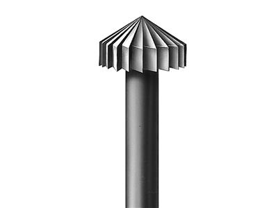 Fraise cylindrique pointue n° 413, diamètre 5,00 mm, par boîte de 6, Busch - Image Standard - 2