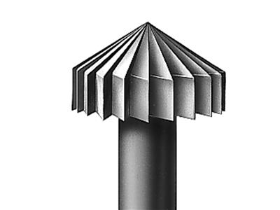 Fraise cylindrique pointue n° 413, diamètre 5,00 mm, par boîte de 6, Busch - Image Standard - 3