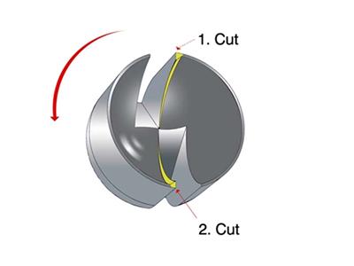 Fraise creuse n° 411T, diamètre 1,60 mm, par boîte de 6, Busch - Image Standard - 3