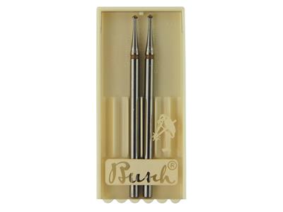 Fraise carbure conique 90° n° 414AU, diamètre 1,30 mm, par boîte de 2, Busch - Image Standard - 3