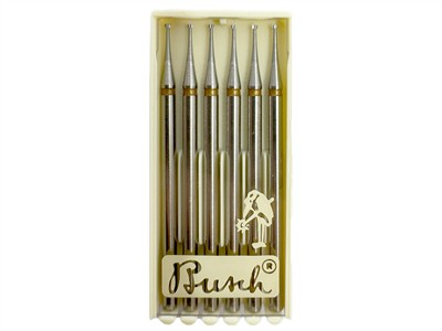 Fraise carbure cône inversé 2K AU, diamètre 0,90 mm, par boîte de 6, Busch - Image Standard - 5