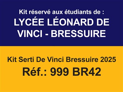 Kit serti De Vinci Bressuire 2025