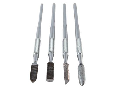 Jeu de 4 limes à cire en inox, 172 mm - Image Standard - 2