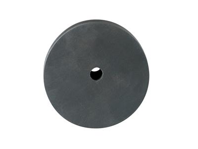 Meule silicone ronde, noire, grain moyen, 1,50  x 100 mm, n 1139 EVE