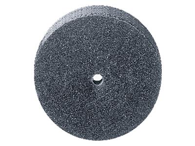 Meulette caoutchouc ronde, grise, grain gros, 22 x 3 mm, n 4601, EVE