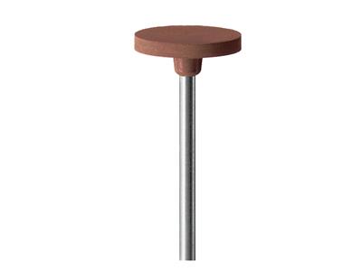 Meulette caoutchouc ronde montée, marron, grain moyen, 14,5 x 2 mm, n° 4715, EVE - Image Standard - 2