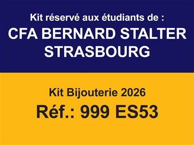 Kit bijouterie CFA Bernard Stalter Strasbourg 2026 - Image Standard - 1