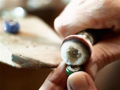 Brossette circulaire en fil de coton, diamètre 24 mm, Antilope - Image Standard - 3