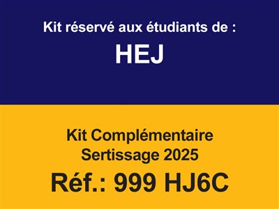 Kit complémentaire sertissage 2025