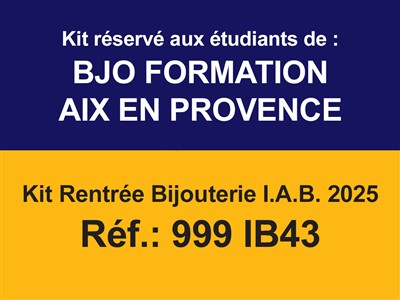 Kit rentrée Bijouterie I.A.B. 2025