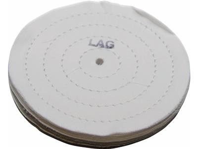 Disque coton cousu, toile de finition LAG, 100 x 15 mm, polissage standard, Merard - Image Standard - 2