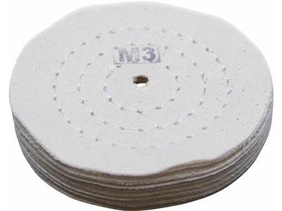 Disque coton cousu, toile de polissage M3, 100 x 15 mm, polissage standard, Merard - Image Standard - 2