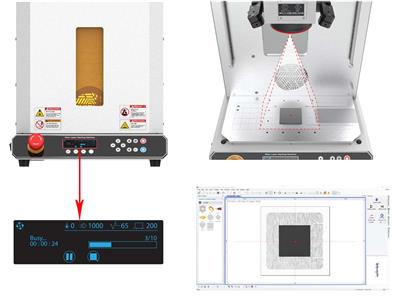 Machine de gravure et de découpe laser automatique L3 - 30W