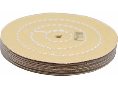 Disque coton cousu, toile de préparation MAJ, 120 x 15 mm, polissage expert, Merard - Image Standard - 2