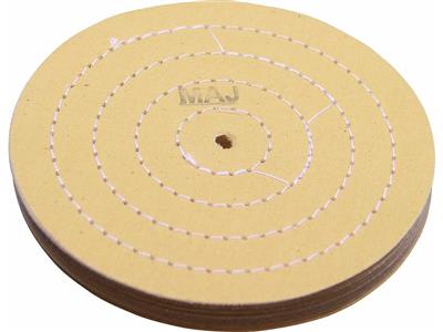Disque coton cousu, toile de préparation MAJ, 150 x 15 mm, polissage expert, Merard - Image Standard - 2