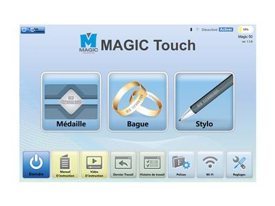 Tablette tactile Magic Touch, pour machines à graver 5S et E7 - Image Standard - 2