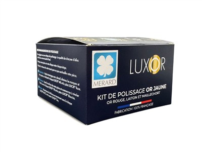 Kit polissage Or jaune, Or rouge et laiton, 3 pâtes et 3 disques, Luxor - Image Standard - 8