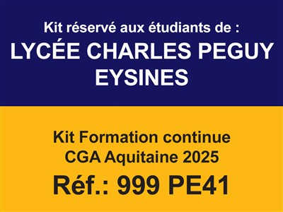 Kit formation continue CGA Aquitaine 2025