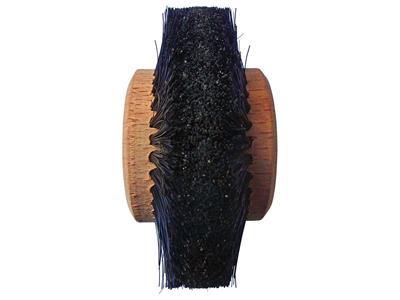 Brosse circulaire poils de soie noire, 6 rangs, diamètre 70 mm - Image Standard - 2