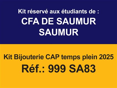 Kit Bijouterie CAP temps plein 2025