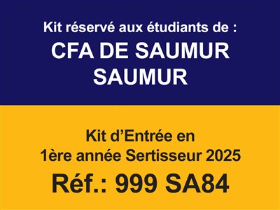 Kit dentrée en première année Sertisseur 2025