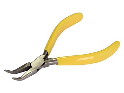 Pince à bec coudé, manche jaune,150 mm - Image Standard - 3