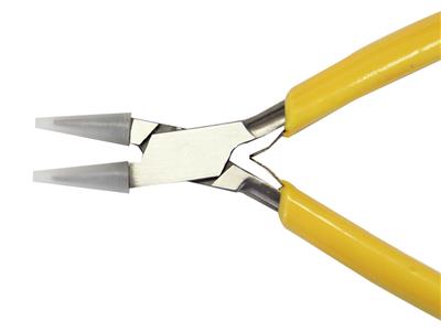 Pince à bec rond en nylon, manche jaune, 140 mm - Image Standard - 2