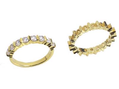 Alliance Barrette droite 1 rang, Or jaune 18k. Réf. 451/5009 - Image Standard - 3