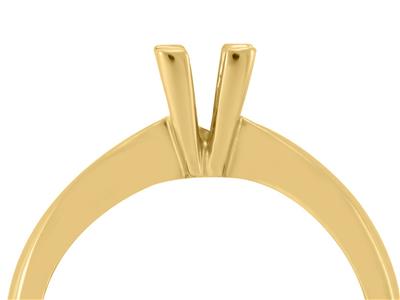 Solitaire 4 griffes pour pierre de 4,5 mm, Or jaune 18k. Réf. SV30/35 - Image Standard - 3