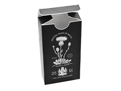 CoinBar Argent fin, 1000 g, valeur faciale 25 euros, exonéré de TVA - Image Standard - 2