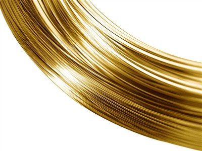 Fil rond Or jaune 18k 3N recuit, 0,30 mm