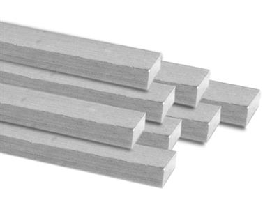Fil rectangle Argent fin recuit, 2,00  x 1,00 mm