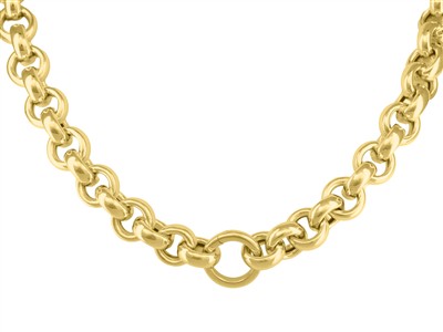 Fermoir invisible 13,40 mm, tube rond, Or jaune 18k 3N - Image Standard - 5