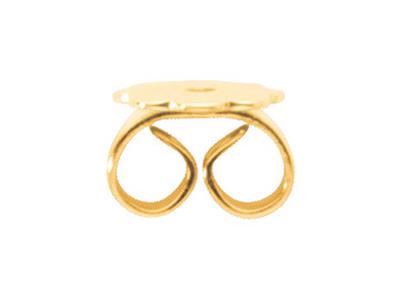 Poussette avec plaque fleur, Or jaune 18k. Réf. 07412, la pièce - Image Standard - 2