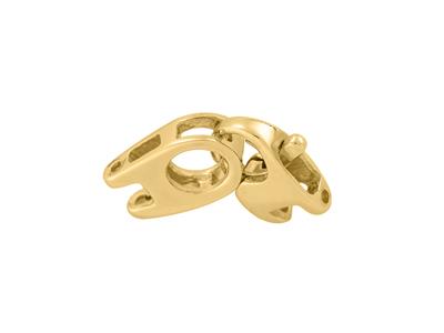Fermoir Menotte double 21 x 7 mm, Or jaune 18k. Réf. 17168 MM - Image Standard - 2