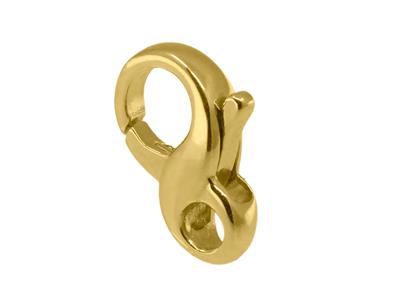 Fermoir Menotte en huit 9,80 mm, Or jaune 18k. Réf. 17067 - Image Standard - 2