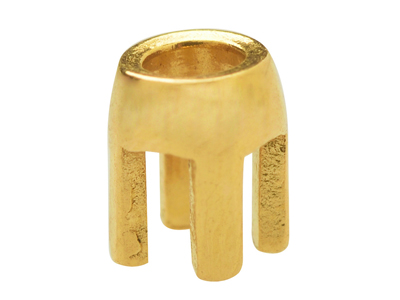 Chaton 4 griffes pour pierre ronde de 3 mm, Or jaune 18k. Réf. 01477 - Image Standard - 2