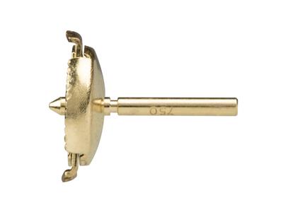 Système Guardian Confort grand modèle, Or jaune 18k. Réf. 8100 GM, la paire - Image Standard - 3