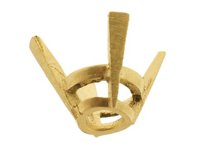 Chaton 4 griffes pour pierre ronde de 6,5 mm, Or jaune 18k. Réf. 1798 - Image Standard - 2