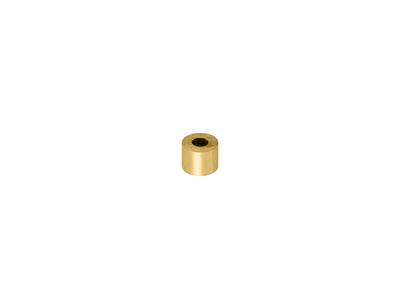 Douille cylindrique pour pierre ronde de 3 mm, Or jaune 18k. Réf. 4449-09 - Image Standard - 2